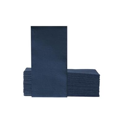 VelaHub Soft Point 50 Servilletas, 1/8 Pliegues, servilletas Desechables, 39 x 38 cm, Azul Oscuro VelaHub Soft Point 50 Servilletas, 1/8 Pliegues, servilletas Desechables, 39 x 38 cm, Azul Oscuro