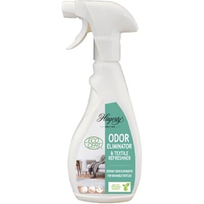 Hagerty Odor Eliminator 500ml I Eficaz ambientador textil para eliminar olores I Neutralizador de olores para asientos de coche y tapicerías, así como alfombras y cortinas I Eliminador de olores Hagerty Odor Eliminator 500ml I Eficaz ambientador textil para eliminar olores I Neutralizador de olores para asientos de coche y tapicerías, así como alfombras y cortinas I Eliminador de olores
