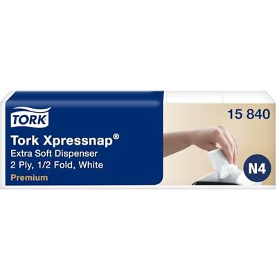 Tork Xpressnap Servilleta Extrasuave Blanca para Dispensador Tork Xpressnap Servilleta Extrasuave Blanca para Dispensador