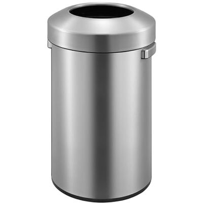 EKO Cubo de Basura 60 L. Uso Comercial, Acero Inoxidable Cepillado, Uso en Exteriores, Interiores. Ideal en Espacios Grandes. Acabado antihuellas, Papelera Moderna y Robusta. EKO Cubo de Basura 60 L. Uso Comercial, Acero Inoxidable Cepillado, Uso en Exteriores, Interiores. Ideal en Espacios Grandes. Acabado antihuellas, Papelera Moderna y Robusta.