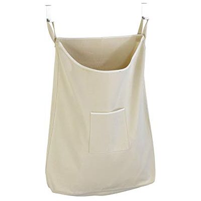 Wenko Contenedor de ropa sucia para la puerta Canguro beige Capacidad: 65 l, Algodón, 52 x 81 x 10 cm, Beige Wenko Contenedor de ropa sucia para la puerta Canguro beige Capacidad: 65 l, Algodón, 52 x 81 x 10 cm, Beige