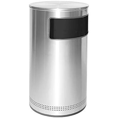 Ofituriapapelera - cilindro-187L - capacidad 187 L - plata - Papelera Ofituriapapelera - cilindro-187L - capacidad 187 L - plata - Papelera