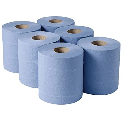 Gastronoble Modelo - Rollo de papel de cocina azul - 120m, 6 uds Gastronoble Modelo - Rollo de papel de cocina azul - 120m, 6 uds