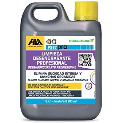 FILA Surface Care Solutions , Detergente, Desengrasante y Decapante para Limpieza Profesional de pavimentos, Quitamanchas para Gres, Cemento, Piedra y aglomerados no pulidos y Elimina ceras de base de agua, 1L FILA Surface Care Solutions , Detergente, Desengrasante y Decapante para Limpieza Profesional de pavimentos, Quitamanchas para Gres, Cemento, Piedra y aglomerados no pulidos y Elimina ceras de base de agua, 1L