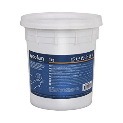 Cofan Pasta lavamanos con particulas 1 kg Gel de manos para eliminar suciedades rebeldes No daña la piel Cofan Pasta lavamanos con particulas 1 kg Gel de manos para eliminar suciedades rebeldes No daña la piel