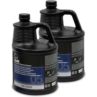 ERRECOM Sunlit Limpiador Ácido para Paneles de Sistemas Fotovoltaicos, Fórmula Concentrada, 10 L (2 x 5 L) ERRECOM Sunlit Limpiador Ácido para Paneles de Sistemas Fotovoltaicos, Fórmula Concentrada, 10 L (2 x 5 L)
