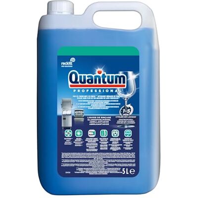 Finish Quantum Professional Abrillantador, abrillantador para lavavajillas uso profesional, 5L Finish Quantum Professional Abrillantador, abrillantador para lavavajillas uso profesional, 5L