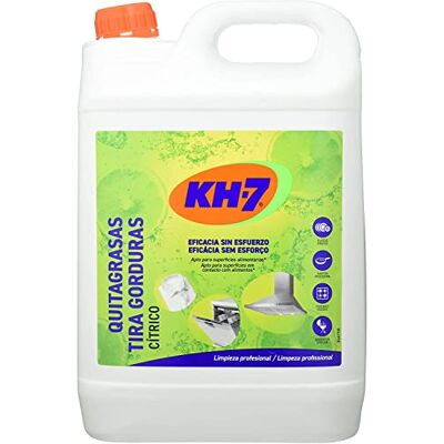 KH-7 Quitagrasas Profesional, Elimina sin esfuerzo la grasa y suciedad más incrustada, Con Aroma Cítrico Garrafa 5L KH-7 Quitagrasas Profesional, Elimina sin esfuerzo la grasa y suciedad más incrustada, Con Aroma Cítrico Garrafa 5L