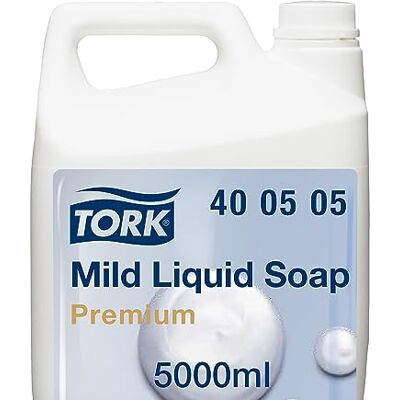 Tork Jabón Líquido Suavemente Perfumado Amarillo Claro, Dermatológicamente Probado, 5000ml, 400505 Tork Jabón Líquido Suavemente Perfumado Amarillo Claro, Dermatológicamente Probado, 5000ml, 400505