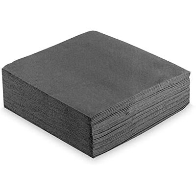 MORIGAMI Servilletas de Papel 40x40 cm Punta Punta – 200 Unidades, 2 Capas, Alta Absorción, para Hostelería, Eventos y Restaurantes, Color Gris MORIGAMI Servilletas de Papel 40x40 cm Punta Punta – 200 Unidades, 2 Capas, Alta Absorción, para Hostelería, Eventos y Restaurantes, Color Gris