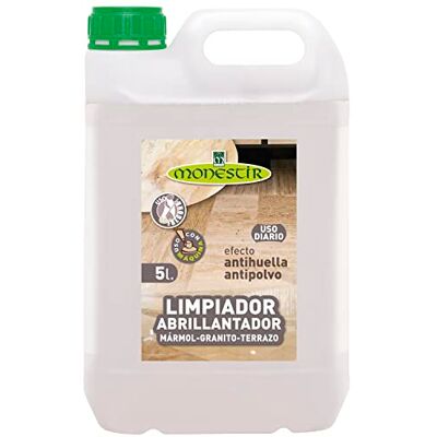 MONESTIR Limpiador Abrillantador para Suelos de Mármol, Granito y Terrazo 5 Litros MONESTIR Limpiador Abrillantador para Suelos de Mármol, Granito y Terrazo 5 Litros