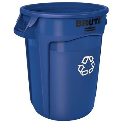 Rubbermaid Commercial Products FG263273 BLUE Cubo de Basura, Capacidad de 121.1 L, Azul Rubbermaid Commercial Products FG263273 BLUE Cubo de Basura, Capacidad de 121.1 L, Azul