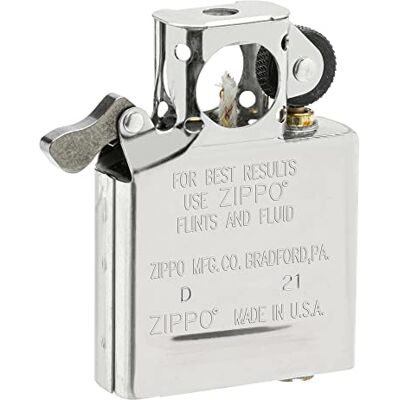 Zippo Inserto para Mecheros – para Pipa – Cromado – Intercambiable – Encendedor para Pipa – A Prueba de Viento & Recargable – Fabricado en EE.UU. – Compatible con Carcasas clásicas Zippo Inserto para Mecheros – para Pipa – Cromado – Intercambiable – Encendedor para Pipa – A Prueba de Viento & Recargable – Fabricado en EE.UU. – Compatible con Carcasas clásicas