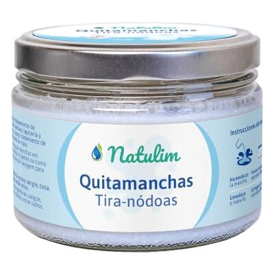 Natulim Quitamanchas (350 gramos) Eficaz contra todo tipo de manchas Ecológico, Libre de plástico, Zero Waste, Vegano y Cruelty Free Ropa limpia y suave sin ensuciar el Planeta Natulim Quitamanchas (350 gramos) Eficaz contra todo tipo de manchas Ecológico, Libre de plástico, Zero Waste, Vegano y Cruelty Free Ropa limpia y suave sin ensuciar el Planeta