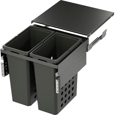 VAUTH-SAGEL Vauth Sagel Cesto para la colada (extensible, 2 compartimentos para anchura del cuerpo de 600 mm, 2 x 44 L, plástico/chapa de acero lava) VAUTH-SAGEL Vauth Sagel Cesto para la colada (extensible, 2 compartimentos para anchura del cuerpo de 600 mm, 2 x 44 L, plástico/chapa de acero lava)