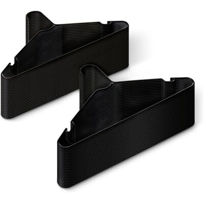 Amazon Basics Perchas de plástico para Ropa, tamaño de Adulto, Color Negro, Paquete de 50 Amazon Basics Perchas de plástico para Ropa, tamaño de Adulto, Color Negro, Paquete de 50