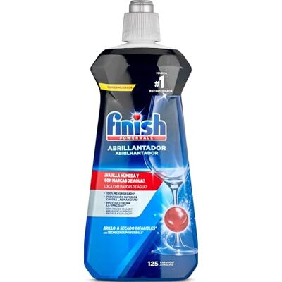 Finish Abrillantador Lavavajillas, vajilla seca, brillante y sin marcas 500ml 125 lavados (El empaque puede variar) Finish Abrillantador Lavavajillas, vajilla seca, brillante y sin marcas 500ml 125 lavados (El empaque puede variar)