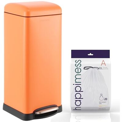 happimess Betty Retro Bote de basura de 8 galones con apertura escalonada, resistente a las huellas dactilares, moderno, minimalista para el hogar, cocina, lavandería, oficina, dormitorio, happimess Betty Retro Bote de basura de 8 galones con apertura escalonada, resistente a las huellas dactilares, moderno, minimalista para el hogar, cocina, lavandería, oficina, dormitorio,