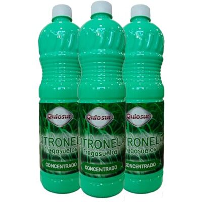 Clim Profesional Fregasuelos Concentrado con Citronela, 3 Botes de 1L Clim Profesional Fregasuelos Concentrado con Citronela, 3 Botes de 1L