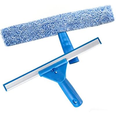 Vonsera Limpia Cristales 2 en , Limpiador de Ventanas con Rasqueta de Silicona y Paño de Microfibra, Limpiacristales para Espejos, Coches, Duchas y Cristales, Kit de Limpieza para Vidrios Sin Rayones Vonsera Limpia Cristales 2 en , Limpiador de Ventanas con Rasqueta de Silicona y Paño de Microfibra, Limpiacristales para Espejos, Coches, Duchas y Cristales, Kit de Limpieza para Vidrios Sin Rayones