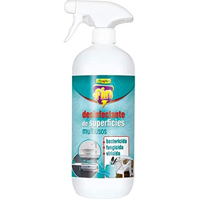 Flower Desinfectante de Superficies 1L Listo para Uso Multiusos Efectivo contra Bacterias y Hongos Nº Registro 03596-P, Multicolor, Paquete de 1 Flower Desinfectante de Superficies 1L Listo para Uso Multiusos Efectivo contra Bacterias y Hongos Nº Registro 03596-P, Multicolor, Paquete de 1