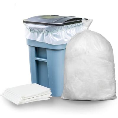 Plasticplace Bolsa de basura transparentes de 83 cm x 1 m, capacidad de 33 gal. caja de 100 pzas, 1,2 mil Plasticplace Bolsa de basura transparentes de 83 cm x 1 m, capacidad de 33 gal. caja de 100 pzas, 1,2 mil