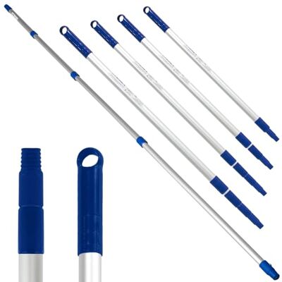 PAMEX Mango Extensible 4 metros. Mango Extensible Telescópico Profesional Aluminio. Alargador Extensible con Rosca. Resistente a la corrosión y el desgaste PAMEX Mango Extensible 4 metros. Mango Extensible Telescópico Profesional Aluminio. Alargador Extensible con Rosca. Resistente a la corrosión y el desgaste