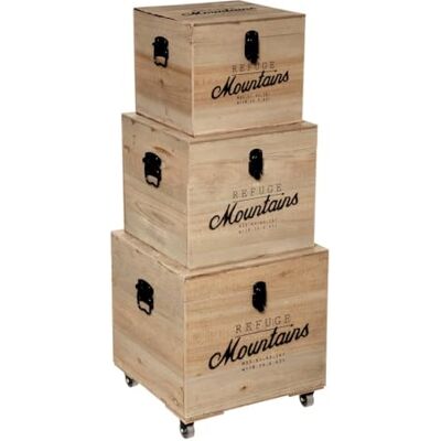 ATMOSPHERA CREATEUR D'INTERIEUR Tronco de madera Salvaje x 3 ATMOSPHERA CREATEUR D'INTERIEUR Tronco de madera Salvaje x 3