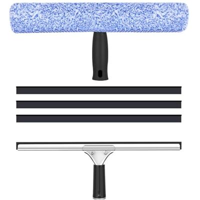 Mixara Limpiacristales Profesional 35cm, Kit de Limpieza de Ventanas para Ducha Mixara Limpiacristales Profesional 35cm, Kit de Limpieza de Ventanas para Ducha