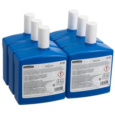 K-C Professional Recarga de ambientador Kimberly-Clark Professional fragancia Rhapsodie , transparente, 6 recargas x 310 ml (1860 ml en total) K-C Professional Recarga de ambientador Kimberly-Clark Professional fragancia Rhapsodie , transparente, 6 recargas x 310 ml (1860 ml en total)
