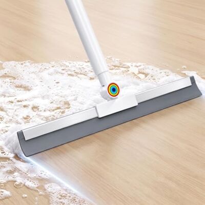 Solaverano Escobilla de Goma de 44.5cm para Suelos, con Asa 124 cm Rasqueta Suelo, Tira Adhesiva Más Ancha, para Suelos, Adecuado para Suelos, Cocina, Ducha, Terraza, Azulejos, Jardín Solaverano Escobilla de Goma de 44.5cm para Suelos, con Asa 124 cm Rasqueta Suelo, Tira Adhesiva Más Ancha, para Suelos, Adecuado para Suelos, Cocina, Ducha, Terraza, Azulejos, Jardín
