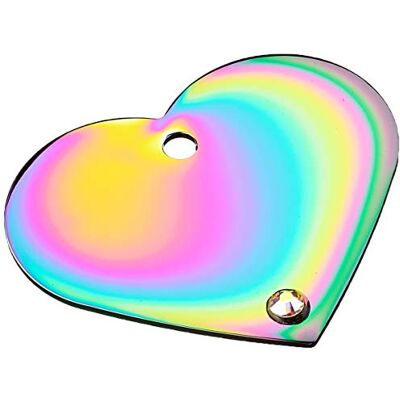KRUUSE PET Placa Corazon Diva Gran Arco Iris 25UDS KRUUSE KRUUSE PET Placa Corazon Diva Gran Arco Iris 25UDS KRUUSE