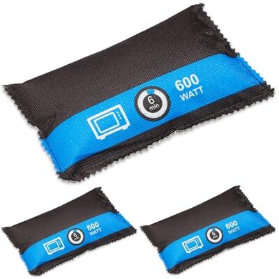 Relaxdays Pack de 3 Bolsas Antihumedad para Coche, Accesorios Anti Empañamiento y Vaho, Reutilizables, Negro y Azul Relaxdays Pack de 3 Bolsas Antihumedad para Coche, Accesorios Anti Empañamiento y Vaho, Reutilizables, Negro y Azul