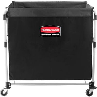 Rubbermaid Commercial Products Rubbermaid Carro X Plegable, Plata, 300L, 88.9 cm x 61.3 cm x 83.9 cm Rubbermaid Commercial Products Rubbermaid Carro X Plegable, Plata, 300L, 88.9 cm x 61.3 cm x 83.9 cm