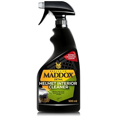 Maddox Detail Limpiador Casco Moto Interior Elimina Manchas y Malos Olores Limpia Cascos Moto con Aroma Agradable y Fórmula Eco-Friendly Limpiador en seco Helmet Interior Cleaner 500ml Maddox Detail Limpiador Casco Moto Interior Elimina Manchas y Malos Olores Limpia Cascos Moto con Aroma Agradable y Fórmula Eco-Friendly Limpiador en seco Helmet Interior Cleaner 500ml