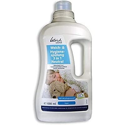 Ulrich natürlich Ulrich Acondicionador Líquido Natural 3 En 1 (1 L) 1000 ml Ulrich natürlich Ulrich Acondicionador Líquido Natural 3 En 1 (1 L) 1000 ml