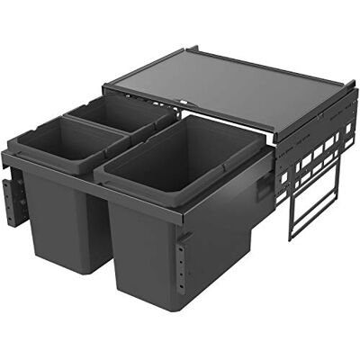 Vauth-Sagel vs Envi Space Sistema de separación de residuos (1 contenedor de 22 l, 2 bolsas de 10 L, 600 mm, 370 mm, 464 mm), color morado Vauth-Sagel vs Envi Space Sistema de separación de residuos (1 contenedor de 22 l, 2 bolsas de 10 L, 600 mm, 370 mm, 464 mm), color morado