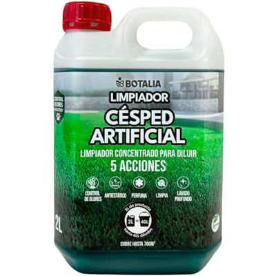 PLANTAWA BOTALIA Limpiador Césped Artificial 2L Concentrado Rinde hasta 40L Reales Limpieza Exterior para Jardín, Terrazas y Patios con Mascotas Aroma Fresco Duradero PLANTAWA BOTALIA Limpiador Césped Artificial 2L Concentrado Rinde hasta 40L Reales Limpieza Exterior para Jardín, Terrazas y Patios con Mascotas Aroma Fresco Duradero