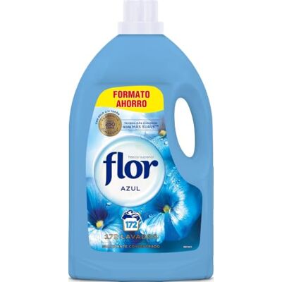 Flor Suavizante para la ropa concentrado, aroma azul 172 dosis Flor Suavizante para la ropa concentrado, aroma azul 172 dosis