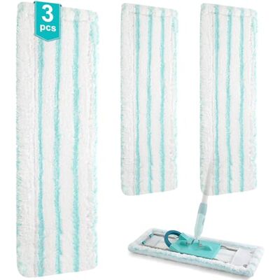 VINATO Pack 3 Recambios para Fregona Leifheit Profi XL, Fundas de Microfibra de Alto Grosor Alta Absorción, Lavables Máquina VINATO Pack 3 Recambios para Fregona Leifheit Profi XL, Fundas de Microfibra de Alto Grosor Alta Absorción, Lavables Máquina