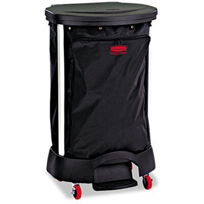 Rubbermaid Commercial Products Bolsa para ropa sucia, tela, negro Rubbermaid Commercial Products Bolsa para ropa sucia, tela, negro