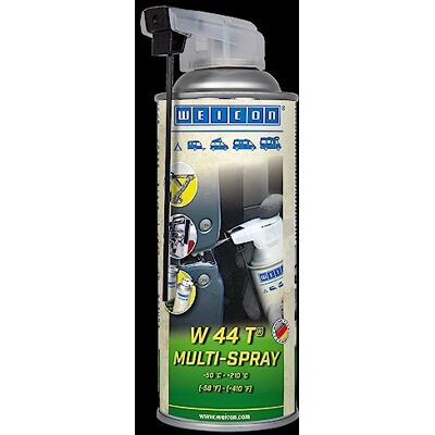 WEICON W 44 T® Multi-Spray para caravanas, autocaravanas y equipos de camping Antióxido, lubricante, spray de contacto, protección contra la corrosión y detergente en un solo producto WEICON W 44 T® Multi-Spray para caravanas, autocaravanas y equipos de camping Antióxido, lubricante, spray de contacto, protección contra la corrosión y detergente en un solo producto