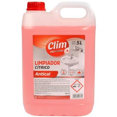 Clim Profesional Limpiador Antical Cítrico Baños Sanitarios Grifos 5L Clim Profesional Limpiador Antical Cítrico Baños Sanitarios Grifos 5L