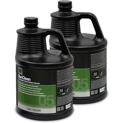 ERRECOM SunClean, Limpiador Alcalino para Paneles de Sistemas Fotovoltaicos, Fórmula Concentrada, 10 L (2 x 5 L) ERRECOM SunClean, Limpiador Alcalino para Paneles de Sistemas Fotovoltaicos, Fórmula Concentrada, 10 L (2 x 5 L)