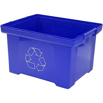 Storex 9 litros papelera de reciclaje, color azul (stx61549u01 C) Storex 9 litros papelera de reciclaje, color azul (stx61549u01 C)