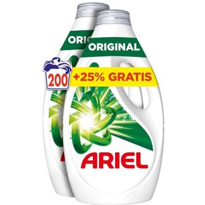 Ariel Detergente Líquido Original 1 Lavados (4 x 2250 ml) Ariel Detergente Líquido Original 1 Lavados (4 x 2250 ml)
