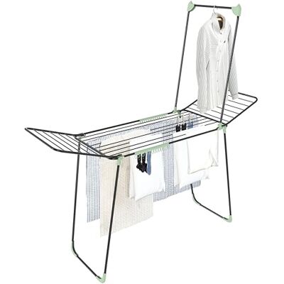 Colombo Golden Tendedero de Puente con alas de 30 m, tendedero Plegable de Acero Inoxidable, Barra Porta Ropa, Ultra Estable, Porta Calcetines incluidos, 3 Perchas de Regalo, Fabricado en Italia Colombo Golden Tendedero de Puente con alas de 30 m, tendedero Plegable de Acero Inoxidable, Barra Porta Ropa, Ultra Estable, Porta Calcetines incluidos, 3 Perchas de Regalo, Fabricado en Italia