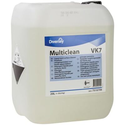 Multiclean Vk7 Detergente Líquido Para Superficies Resistentes Multiclean Vk7 Detergente Líquido Para Superficies Resistentes