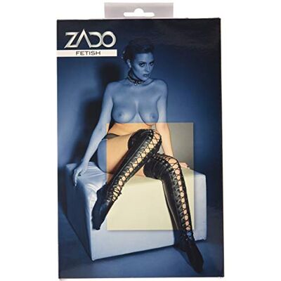 Zado mallas medias de piel, negro, talla L/XL negro Zado mallas medias de piel, negro, talla L/XL negro