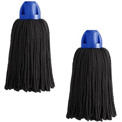 Maya Fregonas de Microfibra Industrial MAX Pro, Hilos para Limpieza Profesional de Suelos sin Dejar Manchas, Recambios de Alta Absorción y Secado Rápido, 30x18 cm (Casquillo Azul, 2 Unidades) Maya Fregonas de Microfibra Industrial MAX Pro, Hilos para Limpieza Profesional de Suelos sin Dejar Manchas, Recambios de Alta Absorción y Secado Rápido, 30x18 cm (Casquillo Azul, 2 Unidades)